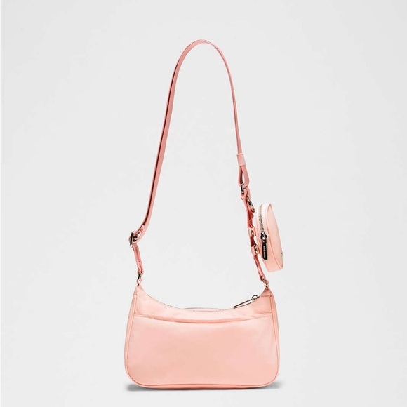 Crossbody Bag with Nano Pouch - Flush Pink - Picture 3 of 9